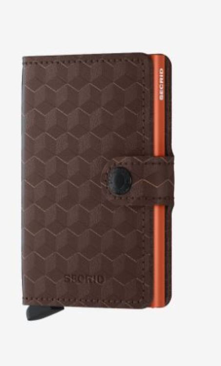 Secrid Mini wallet - Optical brown orange